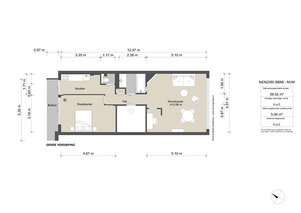 Blasiusstraat 113-3, 1091 CP Amsterdam - Blasiusstraat 113-3 - Amsterdam - 3e_verdieping.jpg