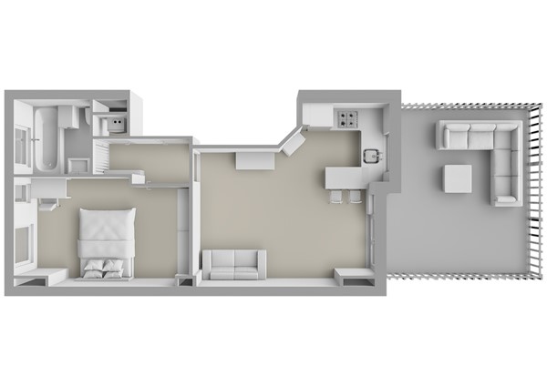 Korte Leidsedwarsstraat 2A, 1017 RC Amsterdam - Korte Leidsedwarsstraat 2-A - Amsterdam-Appartement - 3D  _1.jpg