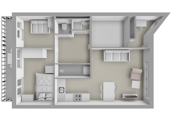 Van Hilligaertstraat 17-1, 1072 JX Amsterdam - Van Hilligaertstraat 17-1 - Amsterdam - 1e_verdieping - 3D  _1.jpg