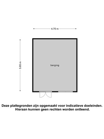 Plattegrond - Noordzijdseweg 169a, 3415 RC Polsbroek 