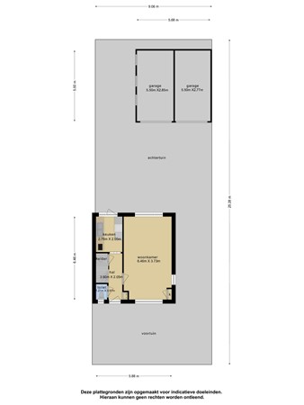 Plattegrond - Reigerstraat 6, 3443 AW Woerden 