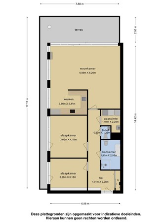 Plattegrond - Koningspark 16, 3481 VS Harmelen 