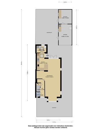 Plattegrond - Eikenlaan 18, 3481 CN Harmelen 