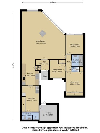 Plattegrond - Dammolen 82, 3481 AN Harmelen 