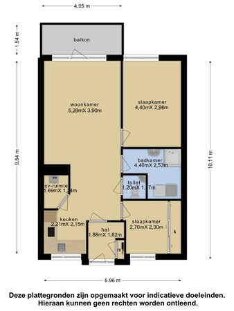 Plattegrond - Gebr. Grimmkade 41, 3446 BZ Woerden 