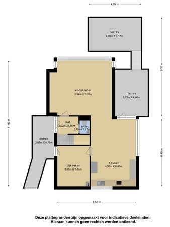 Plattegrond - Meer Van Lugano 22, 3446 JZ Woerden 