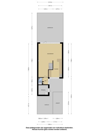 Plattegrond - Dammolen 18, 3481 AM Harmelen 