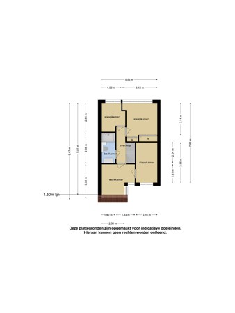 Plattegrond - Dammolen 18, 3481 AM Harmelen 