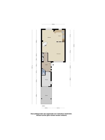 Plattegrond - Stadhoudershof 25, 3481 HV Harmelen 