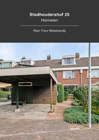 Brochure -  - Stadhoudershof 25, 3481 HV Harmelen