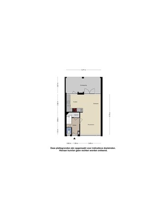 Plattegrond - Herman de Manstraat 8, 3421 HX Oudewater 