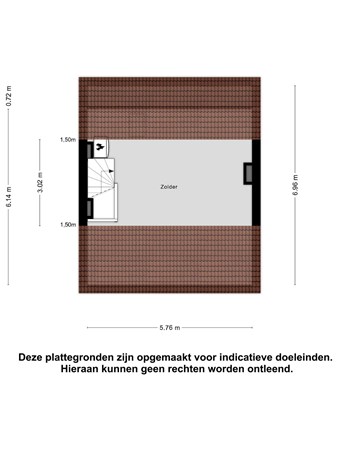 Plattegrond - Strick van Linschotenstraat 36, 3461 EG Linschoten 