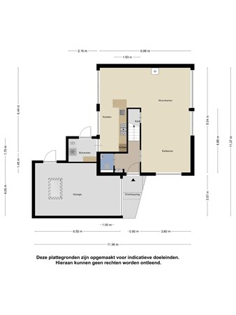 Plattegrond - Kloosterweg 15, 3481 XB Harmelen 