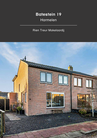 Brochure -  - Batestein 19, 3481 BD Harmelen