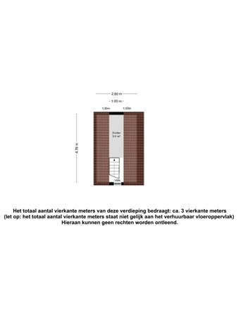 Plattegrond - Bruggemeestersstraat 5, 2415 AA Nieuwerbrug aan den Rijn 