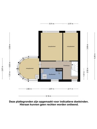 Plattegrond - Amsterdamlaan 1A, 3446 AK Woerden 