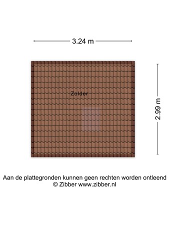 Plattegrond - Populierstraat 16, 3442 GP Woerden 