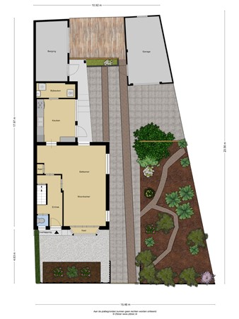 Plattegrond - Dorpsstraat 206, 3481 ER Harmelen 