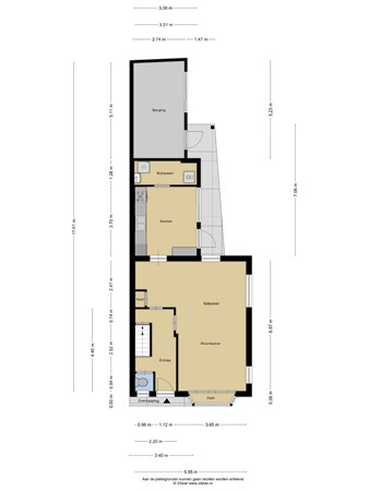 Plattegrond - Dorpsstraat 206, 3481 ER Harmelen 