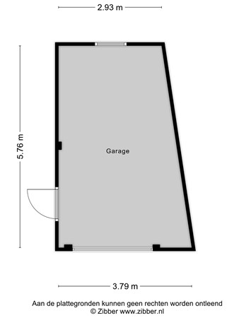 Plattegrond - Dorpsstraat 206, 3481 ER Harmelen 