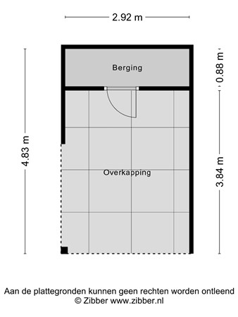 Plattegrond - Jan Sluijtersstraat 11, 3443 HP Woerden 
