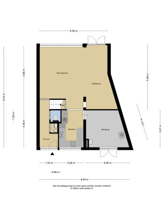 Plattegrond - Burgemeester Timmermanslaan 9, 3481 BK Harmelen 