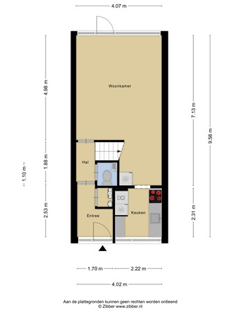 Plattegrond - Berkenlaan 54, 3481 XP Harmelen 