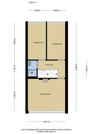 Plattegrond - Berkenlaan 54, 3481 XP Harmelen 
