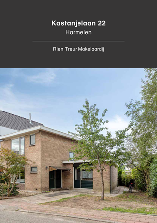 Brochure -  - Kastanjelaan 22, 3481 XH Harmelen