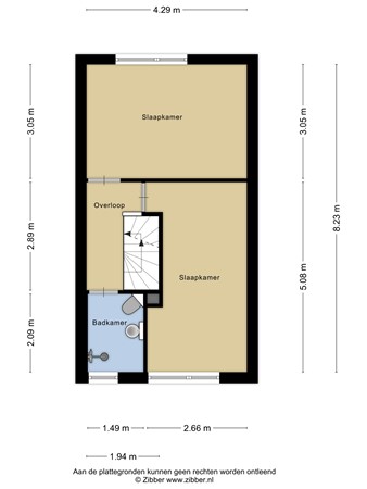 Plattegrond - Schouw 7, 3448 KT Woerden 