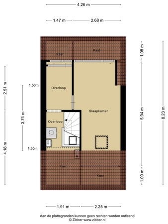 Plattegrond - Schouw 7, 3448 KT Woerden 