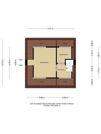Plattegrond - Batestein 13, 3481 BD Harmelen 