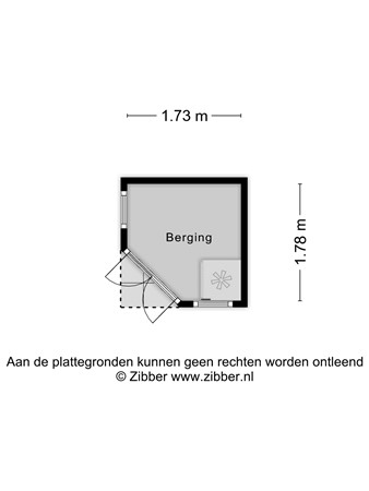 Plattegrond - Berkenlaan 78, 3481 XR Harmelen 