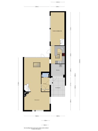 Plattegrond - Beaujolaisgaard 18, 3446 WN Woerden 