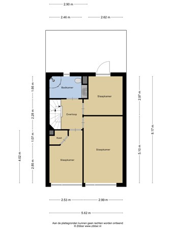 Plattegrond - Beaujolaisgaard 18, 3446 WN Woerden 