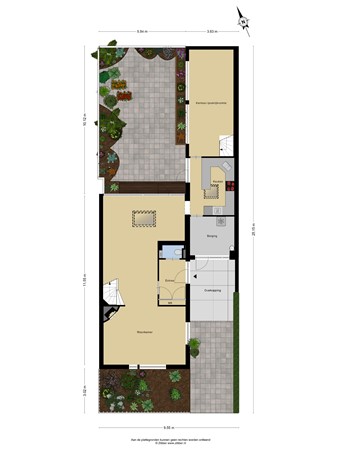 Plattegrond - Beaujolaisgaard 18, 3446 WN Woerden 