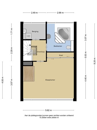 Plattegrond - Beaujolaisgaard 18, 3446 WN Woerden 