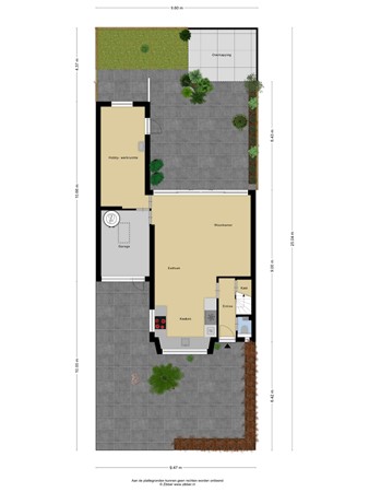 Plattegrond - Meidoornlaan 8, 3481 XL Harmelen 