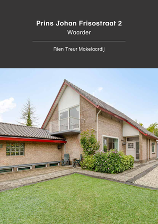 Brochure -  - Prins Johan Frisostraat 2, 3466 LZ Waarder