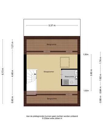 Plattegrond - Presidentperenlaan 7, 3452 ET Vleuten 