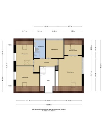 Plattegrond - De Bree 23, 2415 BE Nieuwerbrug aan den Rijn 