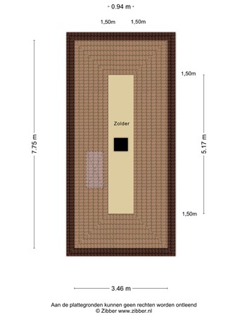 Plattegrond - Tiendweg 26, 3481 GT Harmelen 