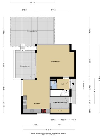 Plattegrond - Meer Van Lugano 18, 3446 JZ Woerden 