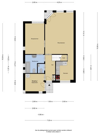Plattegrond - Johan Frisolaan 16, 3481 CW Harmelen 