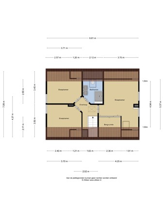 Plattegrond - Meerkoet 152, 3481 TJ Harmelen 