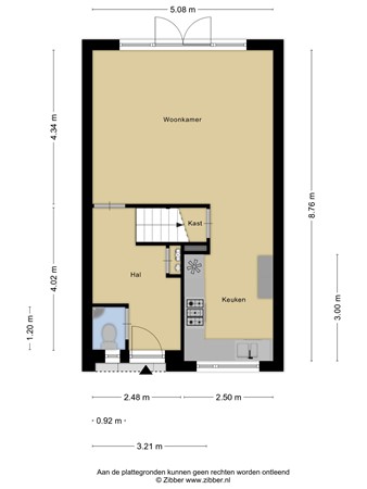 Plattegrond - Keizershof 41, 3481 KD Harmelen 