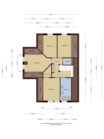 Plattegrond - Lange Meentweg 22, 3652 LB Woerdense Verlaat 