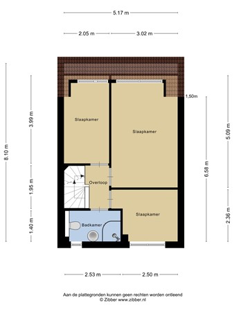Plattegrond - Zwaan 3, 3481 TN Harmelen 