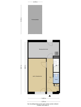 Plattegrond - Adriaan Duyckpad 108, 3445 VW Woerden 