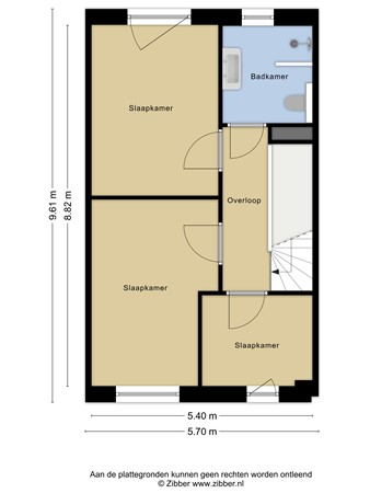 Plattegrond - Adriaan Duyckpad 108, 3445 VW Woerden 